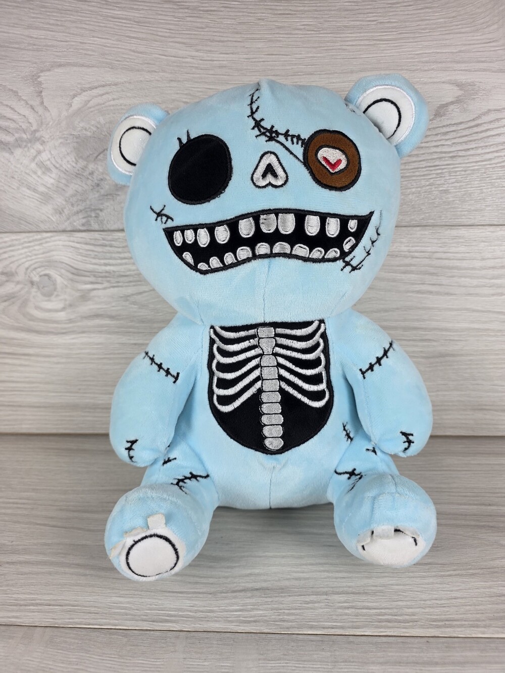 Freaky Fluff Spencer's Plush Bear Plush w Skeleton and Stitched Details 146